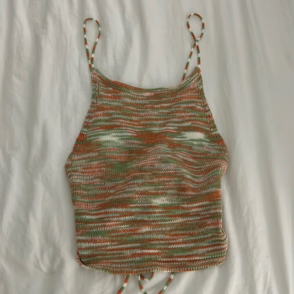 Open back tank
